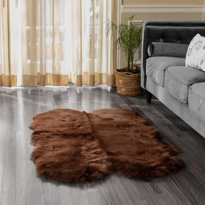 Walk on Me - Wholesale Area Rug - Faux Fur Super Soft and Silky Area Rug Witn Non Slip Backing and Machine Washable25