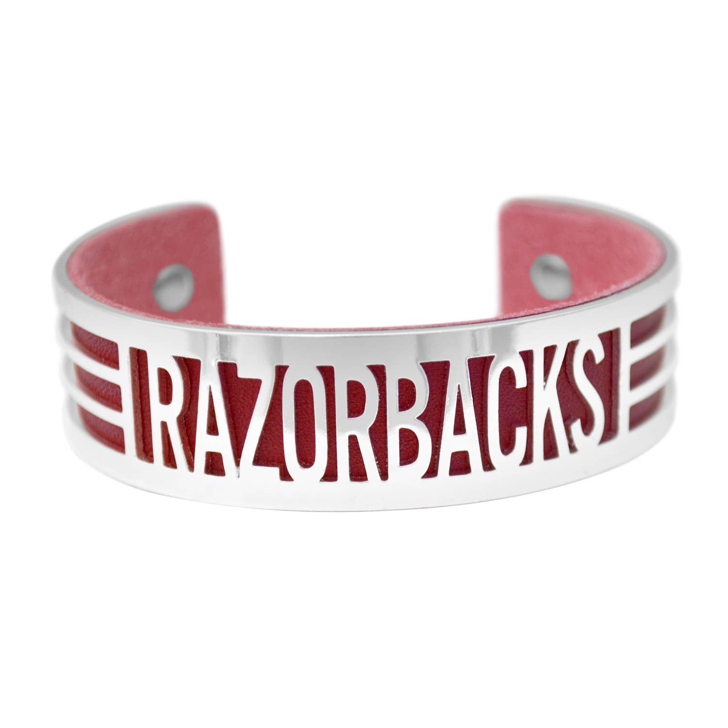 From The Heart - Wholesale Cuff Bracelet - Arkansas Razorbacks  Home Team Bracelet0