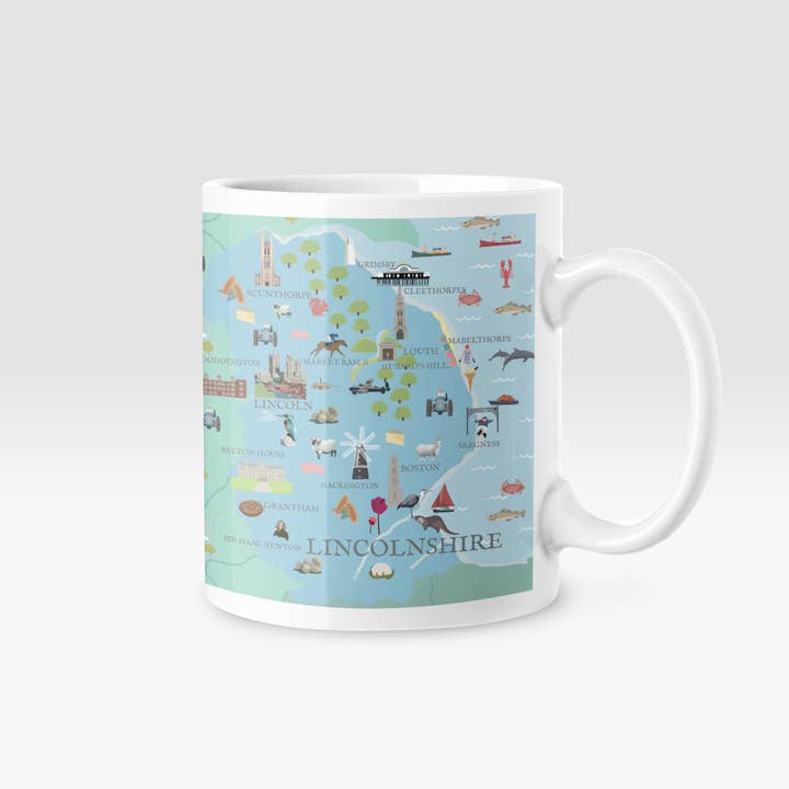 Betty Boyns Designs – wholesale Coffee mug – ILLUSTRATED MAP MUGS57