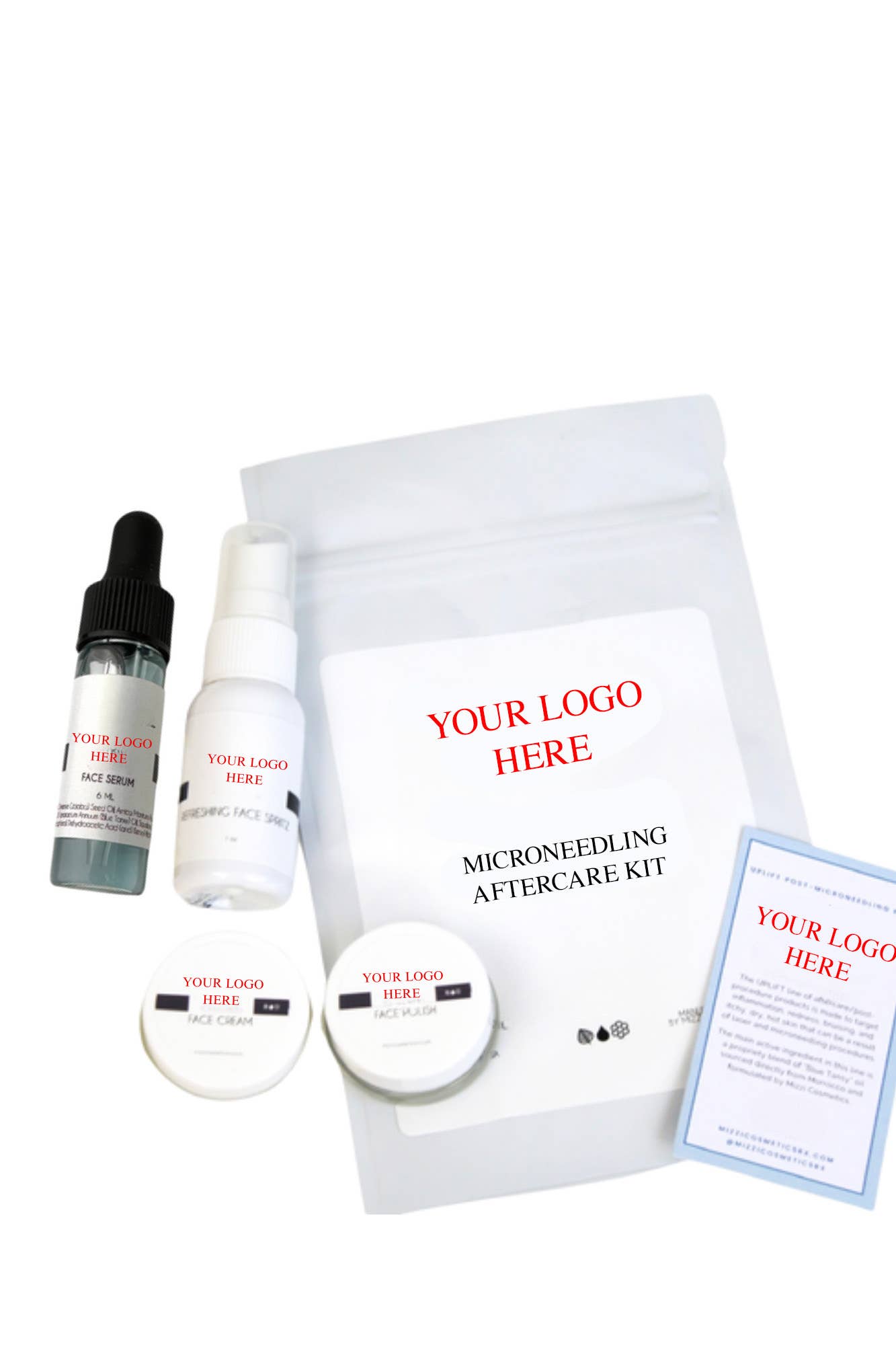 Aesthetic Aftercare - Wholesale Facial Care Set/Kit - Private Label Post Microneedling kit - All natural healing