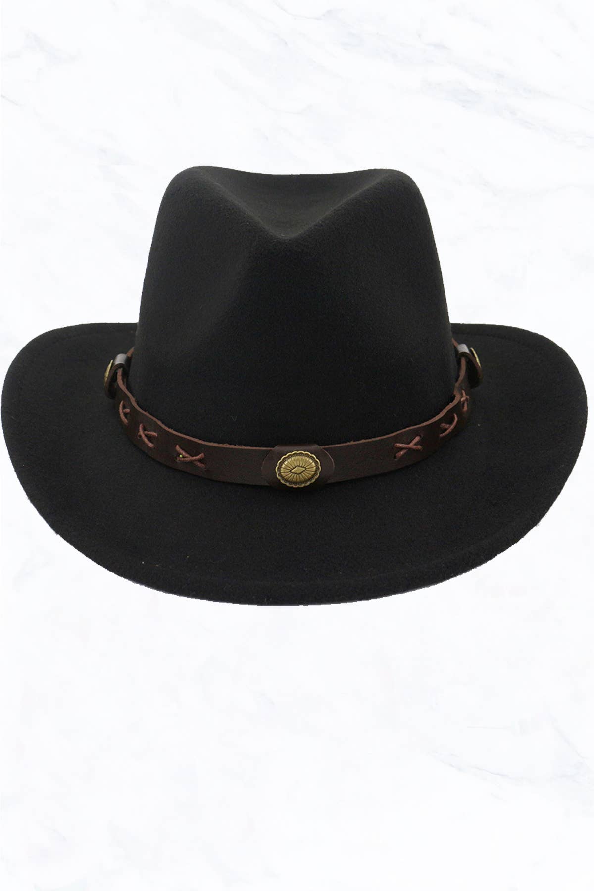 Suzie Q USA – Großhandel Cowboyhut – Damen – Cowboyhut mit Gürtel im Concho-Westernstil aus Metall2