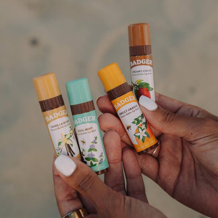 Badger Balm - Wholesale Lip Balm - Cocoa Butter Lip Balm - Cool Mint4