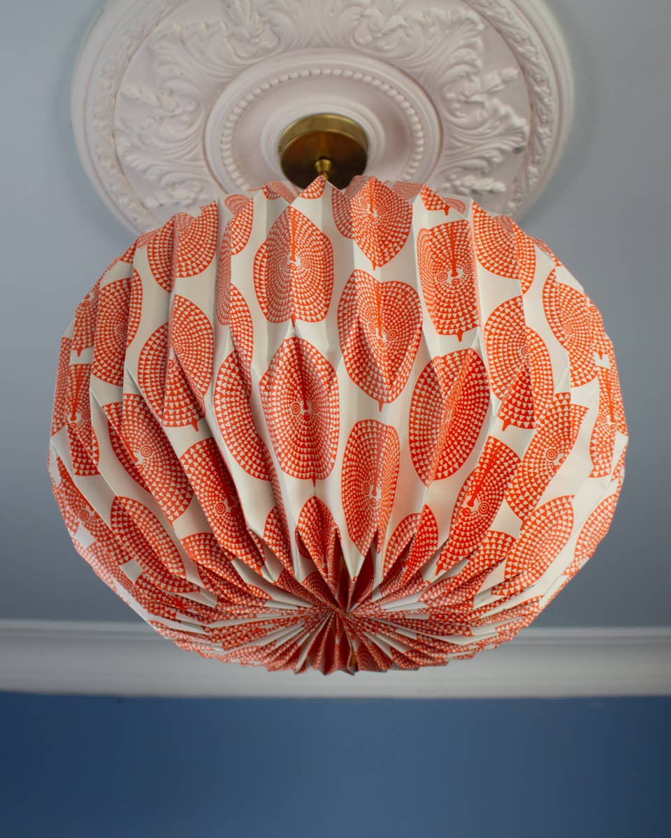 AARVEN - Wholesale Lamp Shade - Origami Paper Lightshade "Globe"8
