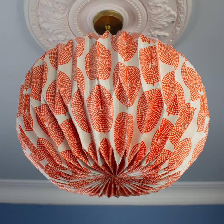 AARVEN - Wholesale Lamp Shade - Origami Paper Lightshade "Globe"8