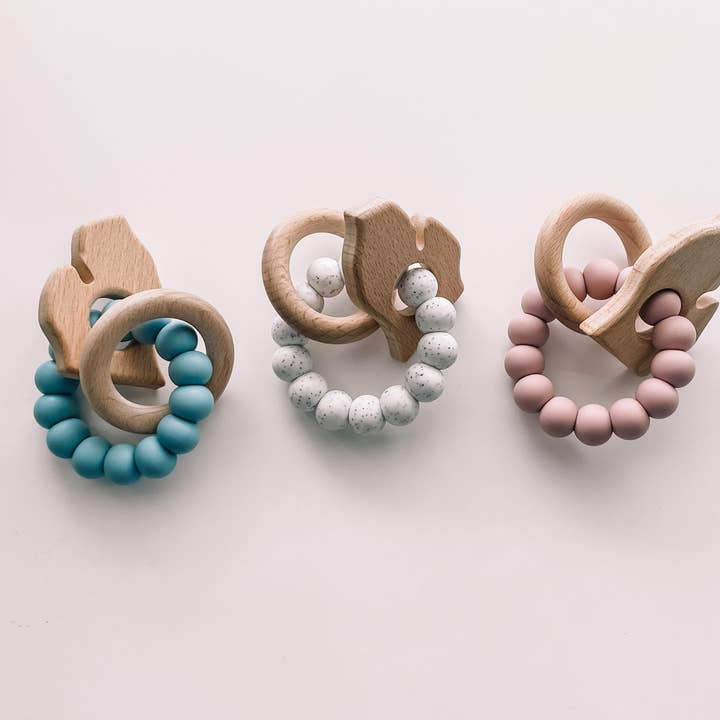 Michigan Rattle Toy for wholesale by Mae + Me