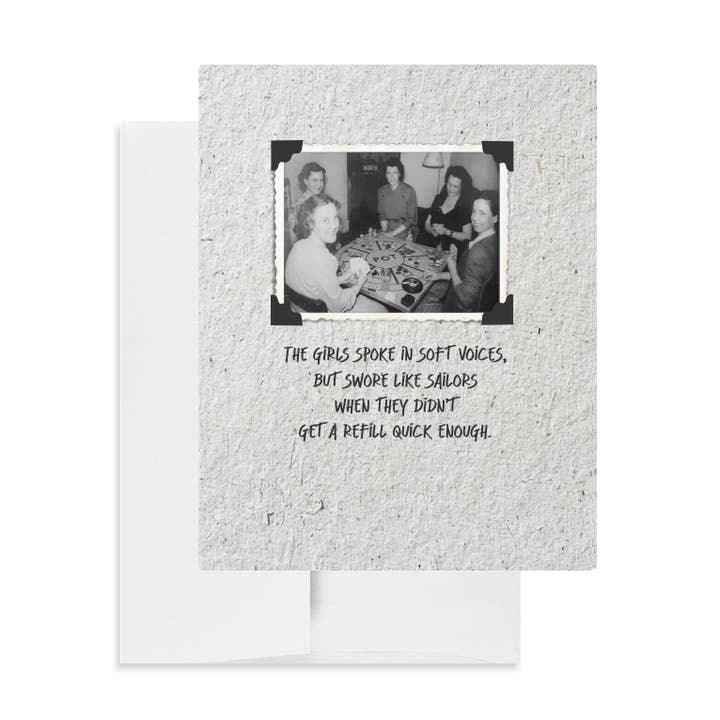 Tarjeta de felicitación The Girls Swore Like Sailors para venta al por mayor de Jennifer Geiger Art & Design