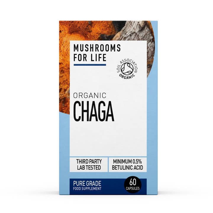 Organic Chaga Capsules for wholesale by Living Planet Ltd