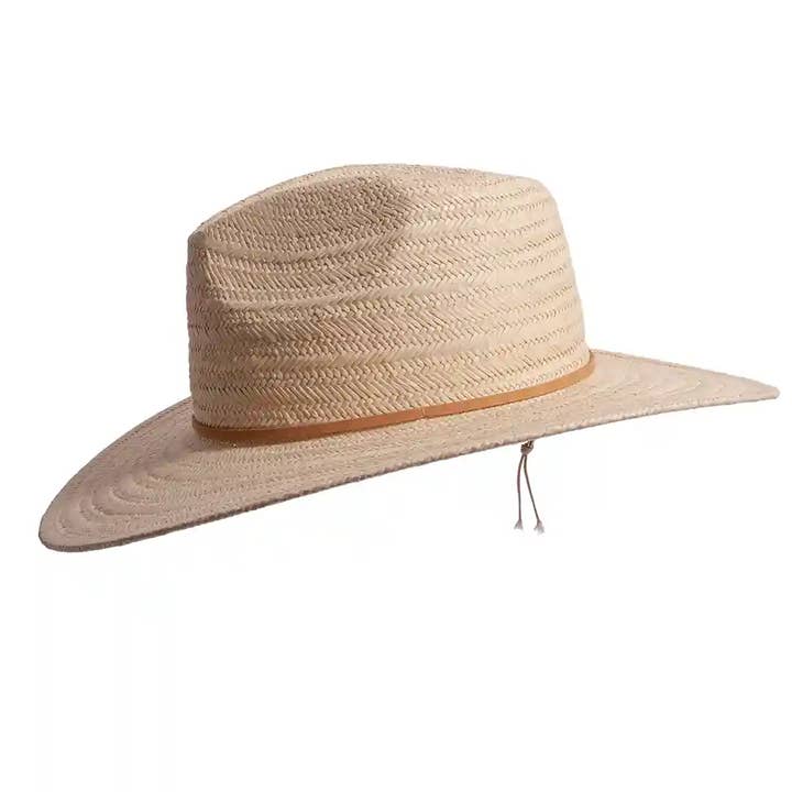 Natural Safari Straw Sun Hat - Style Paulo Open Sizing 6 for wholesale on Faire