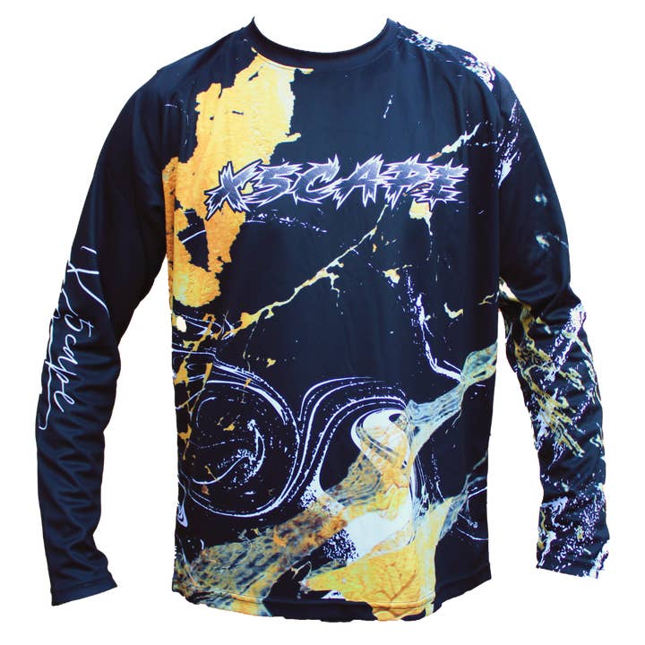 X5CAPE Marvelous Marble Mountain Bike Jersey for wholesale by X5CAPE