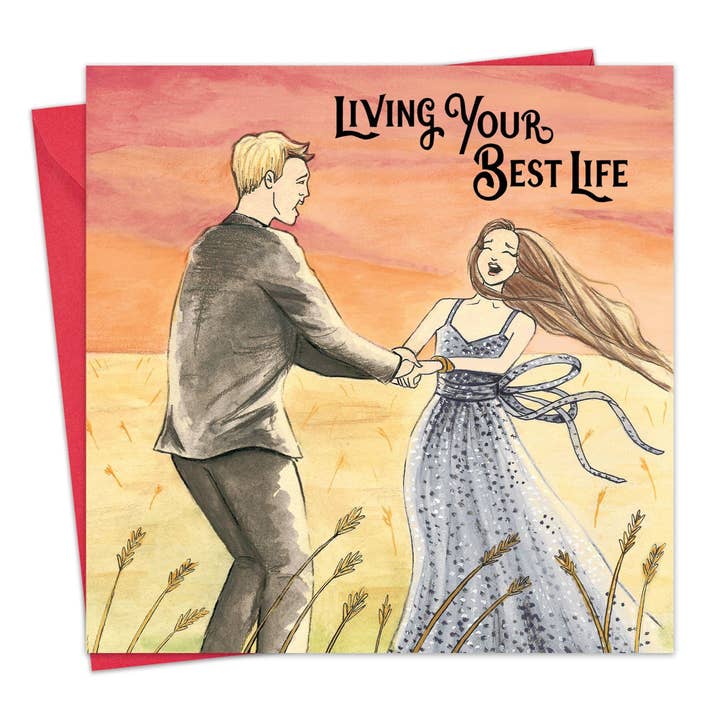 Living Your Best Life - Motivational Card for wholesale by Twizler Ltd