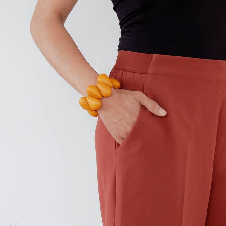 Angélica León Design – wholesale Beaded bracelet – Gota Tagua Bracelet14