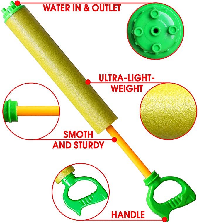 Lelaffet – wholesale Beach/pool toy – Child & baby – 4 Set Super Soaker Water Squirt Shooter Water Blaster Toys2