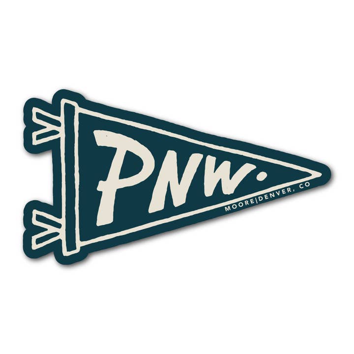 PNW Flag Sticker for wholesale by Moore Collection