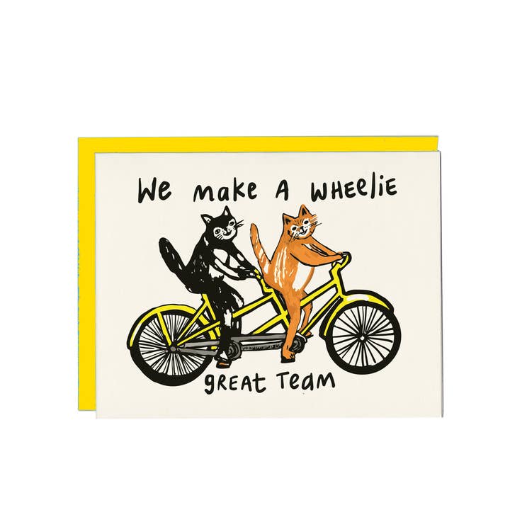 Wheelie Great Team for engroshandel hos I Must Draw