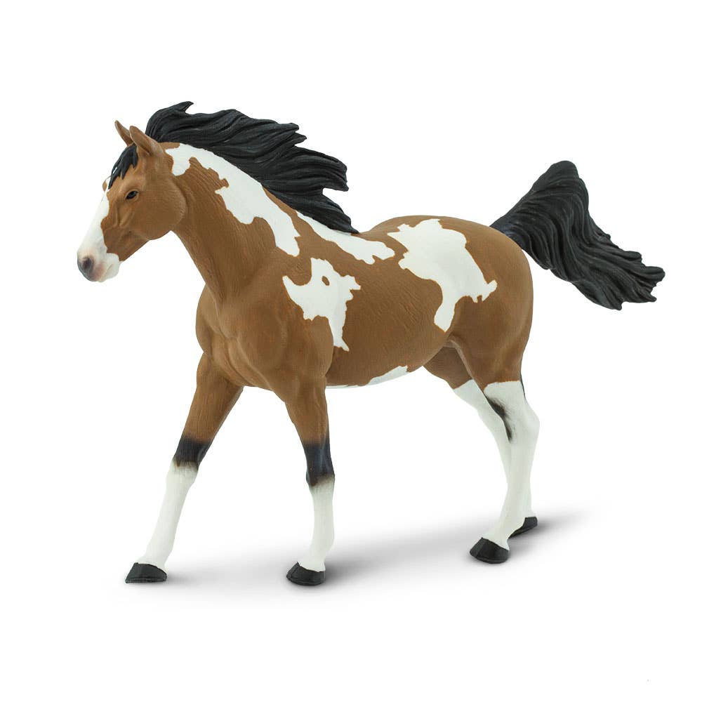 Safari Ltd. - Wholesale Figurine Toy - Kids - Pinto Mustang Stallion Figurine Toy2