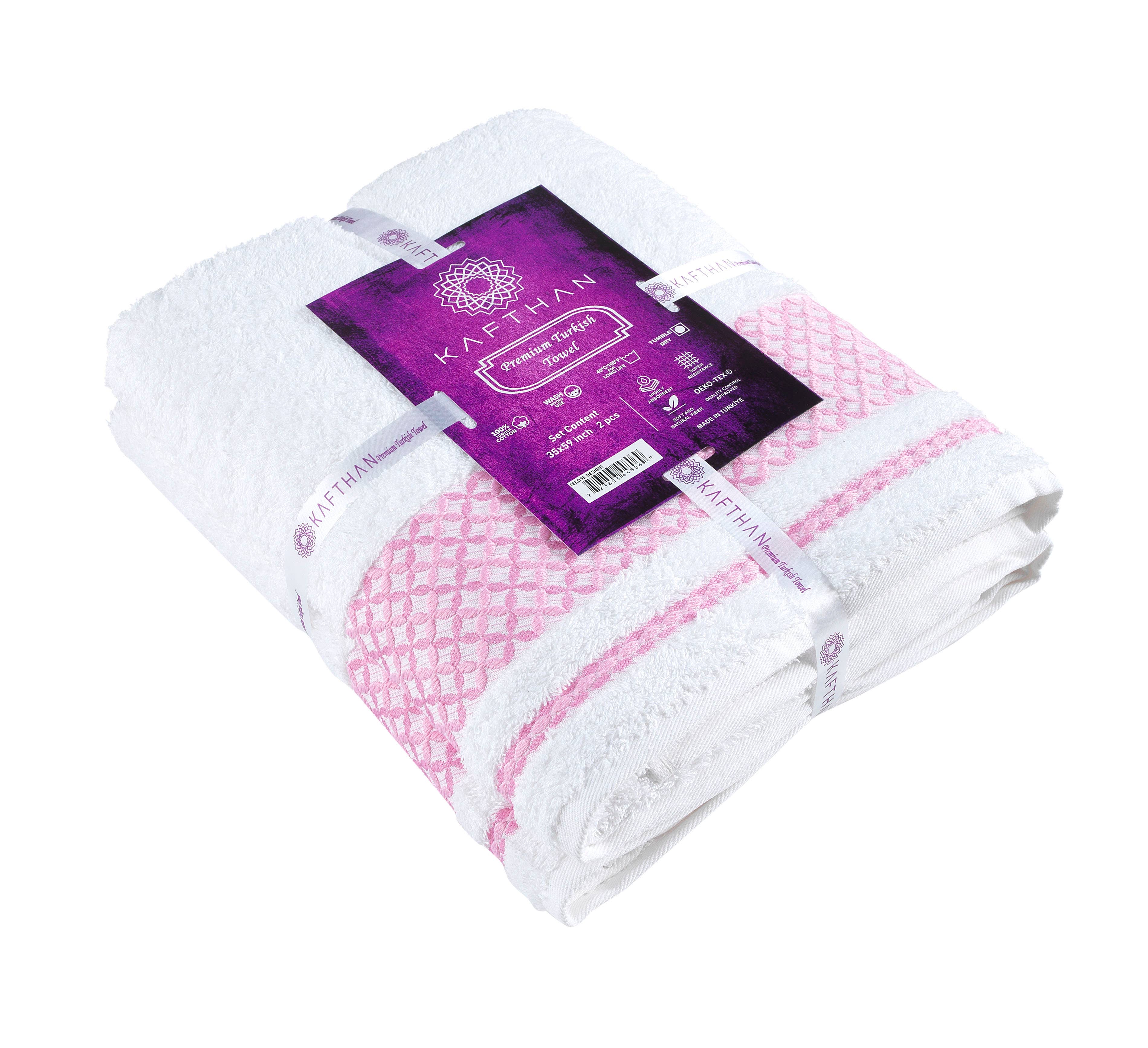 KAFTHAN – Engroshandel Håndklædesæt – Jule- og ferierutebadekåbe i bomuld - sæt med 27