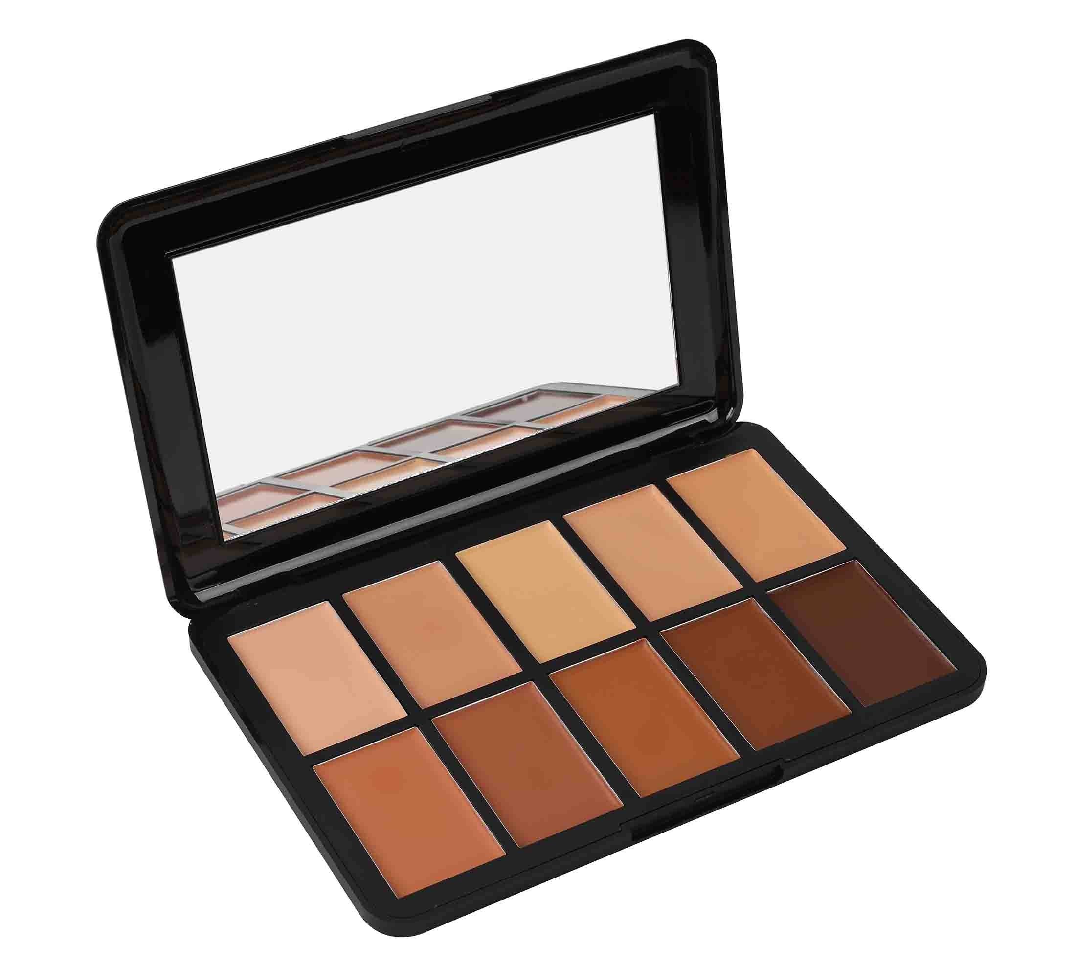 Efon International Corp. - Wholesale Makeup Highlighter - Prolux Contour 10 Shades Creamy Makeup Highlighter Palette1