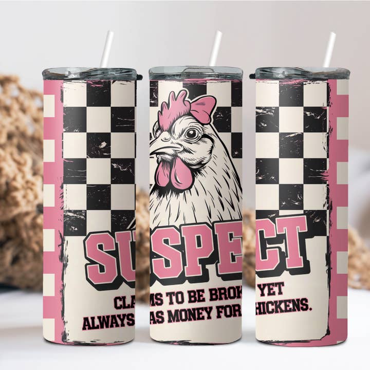 Alltid $ För Kycklingar Tumbler för wholesale av Wicked Flower Creations