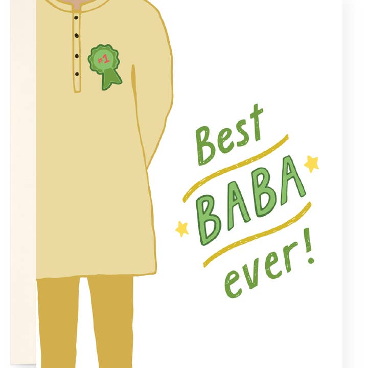 Pyarful - Wholesale Father's Day Card - Best Baba Ever