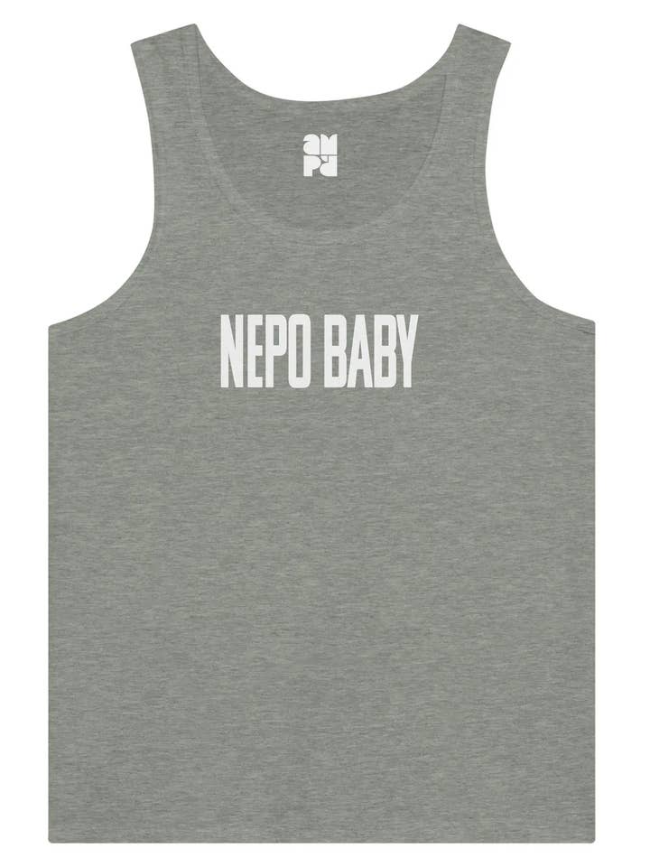 Nepo Baby - Premium Unisex Tank Top for wholesale by Amp'd Apparel Company