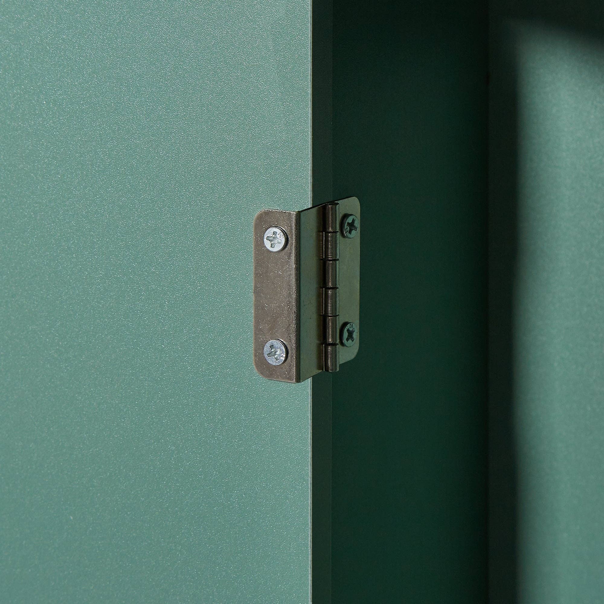 Orange County Decor - Wholesale Cabinet - Tall Bathroom Corner Cabinet, Freestanding Storage Cabinet With Doors And Adjustable Shelves, Mdf Board, Green Green Mdf22