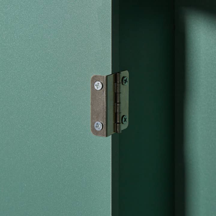 Orange County Decor - Wholesale Cabinet - Tall Bathroom Corner Cabinet, Freestanding Storage Cabinet With Doors And Adjustable Shelves, Mdf Board, Green Green Mdf22