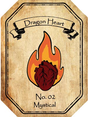 Mystical No. 02 Dragon Heart for wholesale by Crafty Nerd LLC