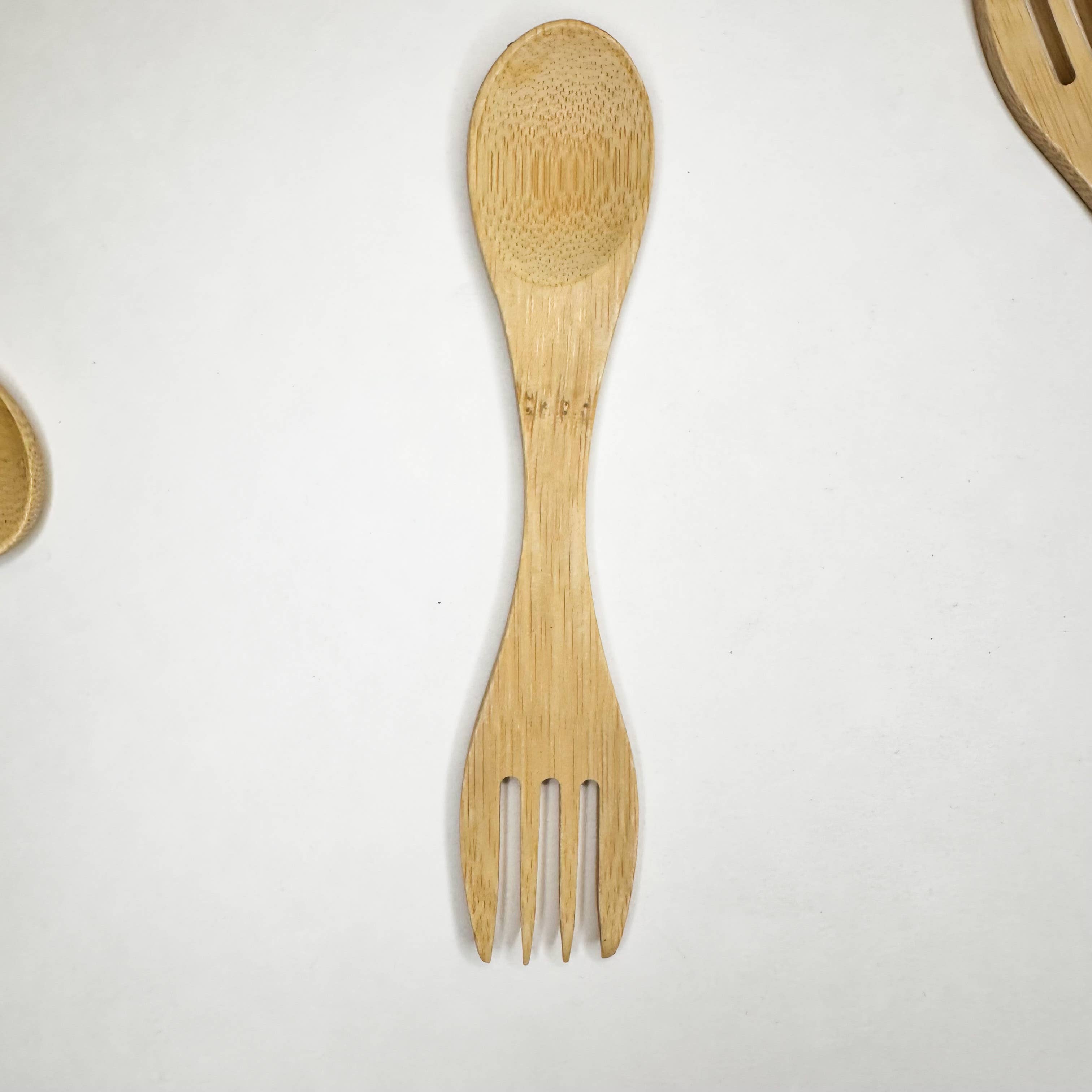 Smile Boutiques - Wholesale Assorted Cutlery Set - Plastic Free Natural Bamboo Spork 2