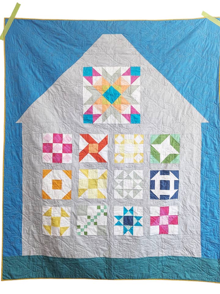 Cider Mill BOM Quilt Pattern - PAPER for wholesale by Slightly Biased Quilts
