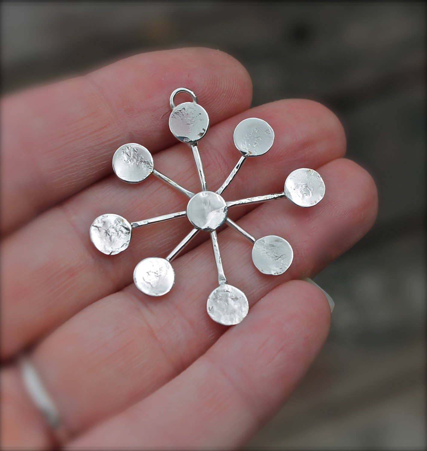 Kitty Stoykovich Designs - Wholesale Pendant/Charm Necklace - Silver Starburst Necklace2