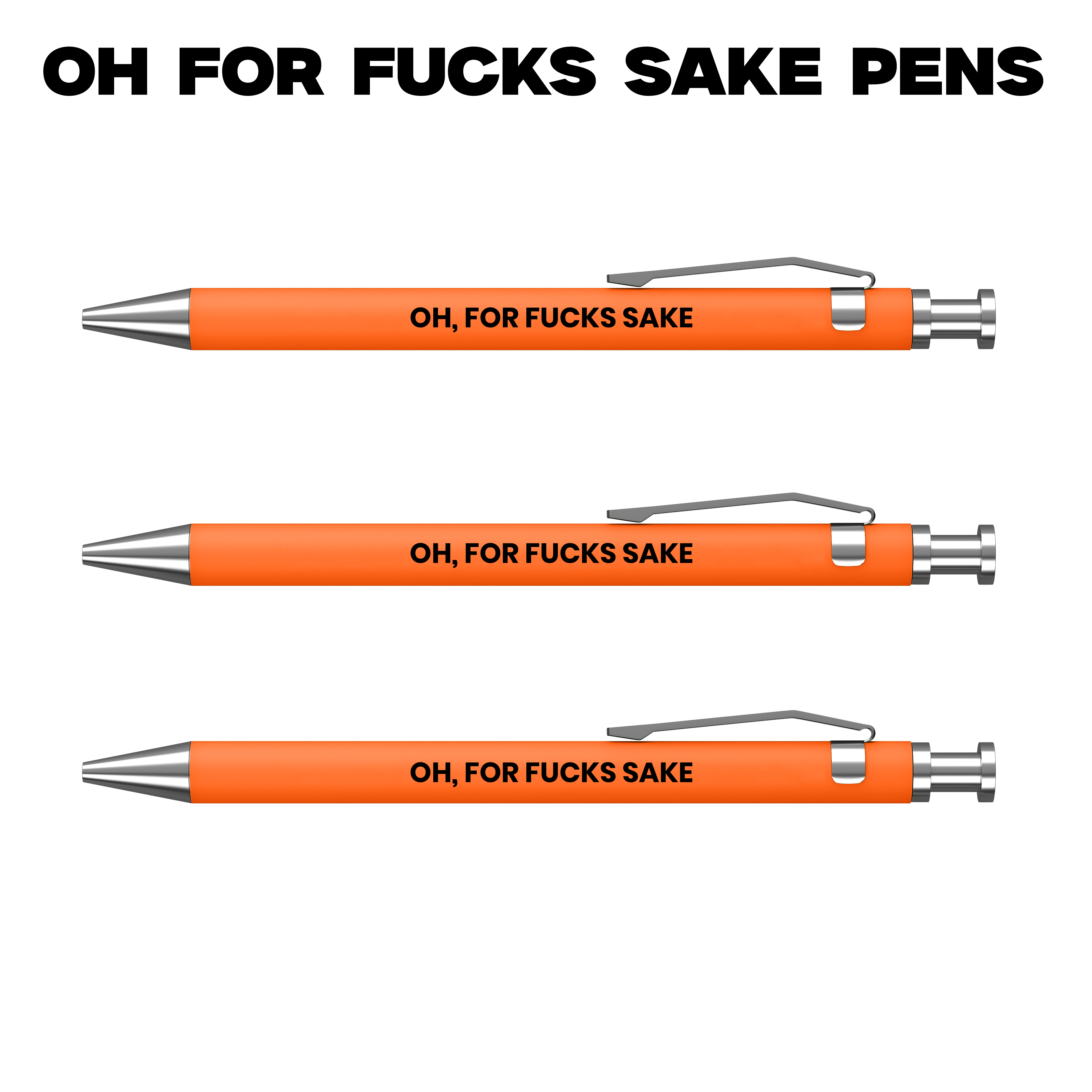 MilkToast Brands - Wholesale Pen - "Oh For Fucks Sake" Pens1
