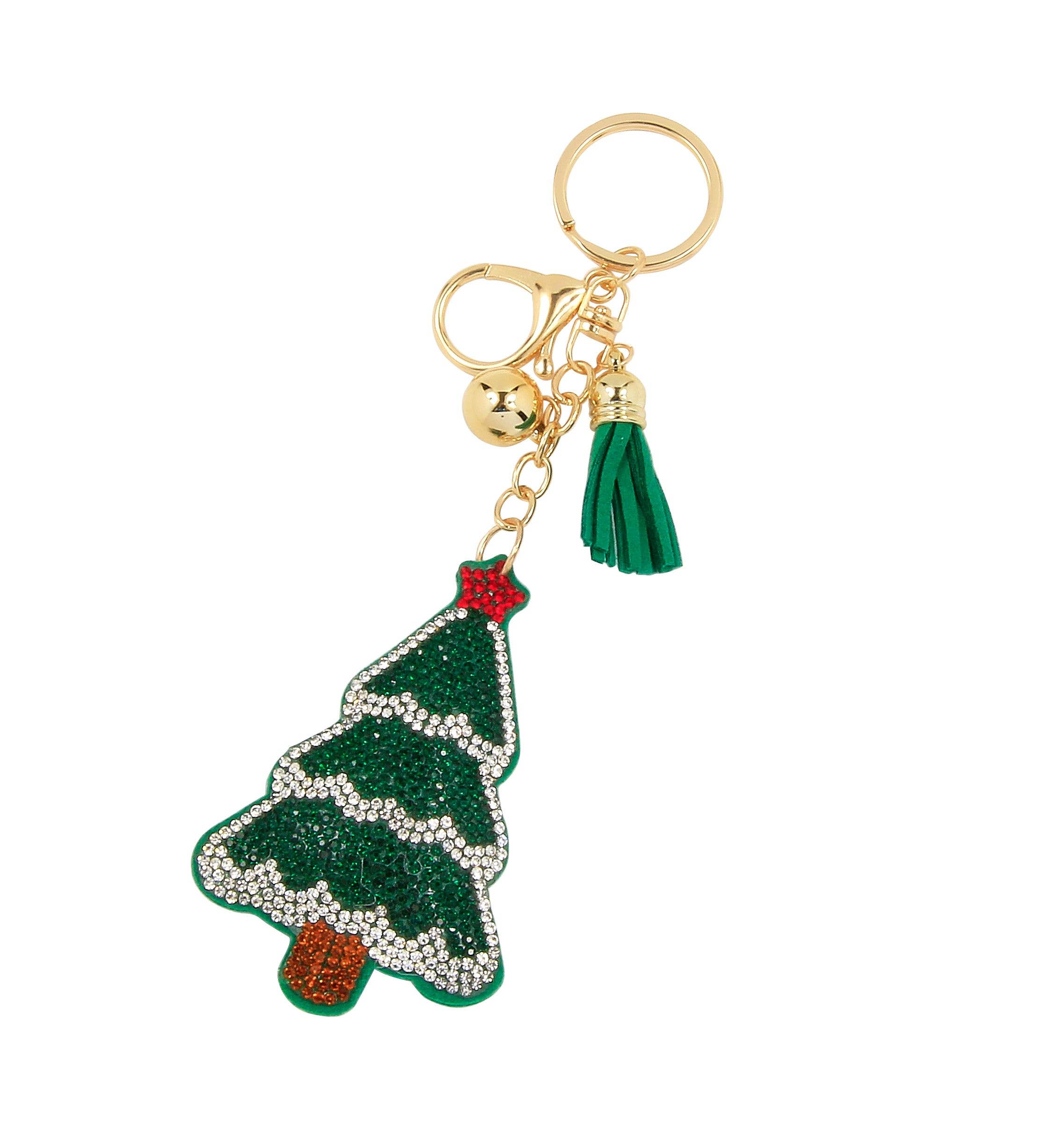 Kaleidoscope Accessories - Wholesale Keychain - Women's - Keychain Rhinestone Christmas,  3 Assorted2