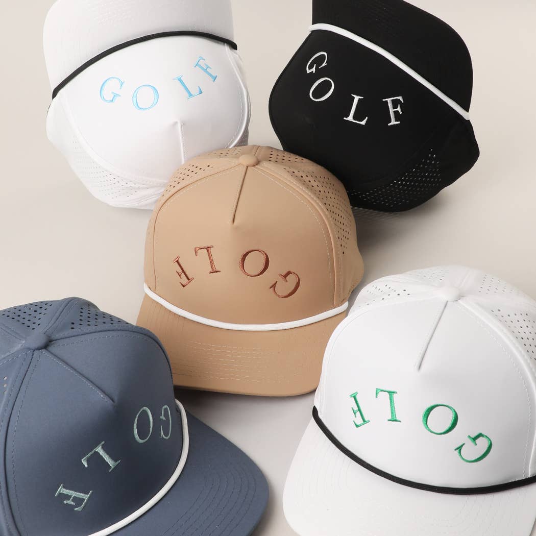 Fashion City - Vente Casquette de camionneur – unisexe - Casquette Trucker GOLF à l'envers en matériaux premium de couleur unie3