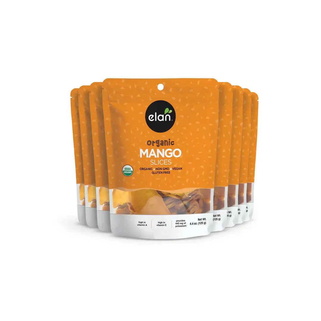 Elan - Wholesale Dried/Dehydrated Fruit - Elan Organic Dried Fruit Mango Slices, Snacks, Food (4 oz)2