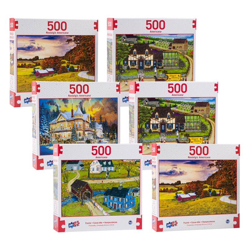 Deluxe Import Trading - Wholesale Puzzle - Adult - 500pc Americana Puzzle0