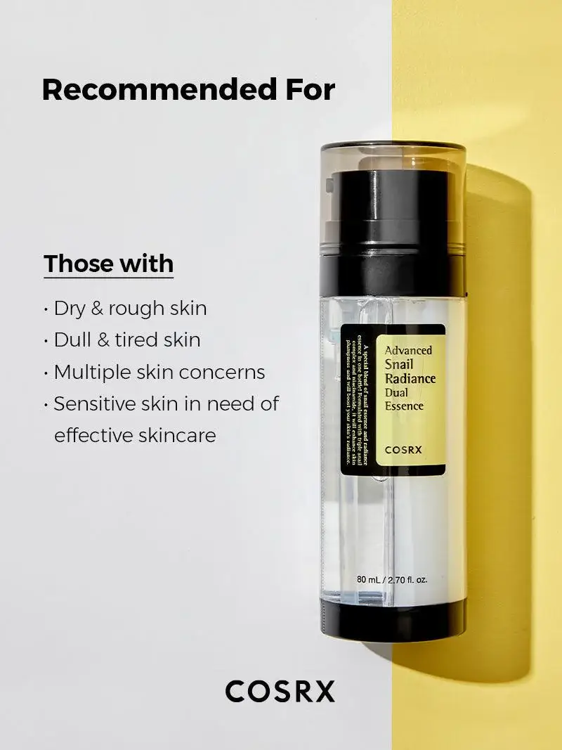 Kosmic - Kbeauty Skincare – wholesale Facial serum/concentrate – [COSRX] ADVANCED SNAIL RADIANCE DUAL ESSENCE 80ML3