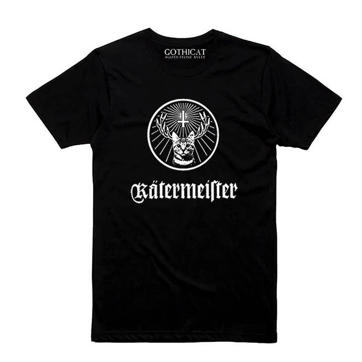 Gothicat - Wholesale Screen Printed T-Shirt - Unisex - Katermeister T-shirt0