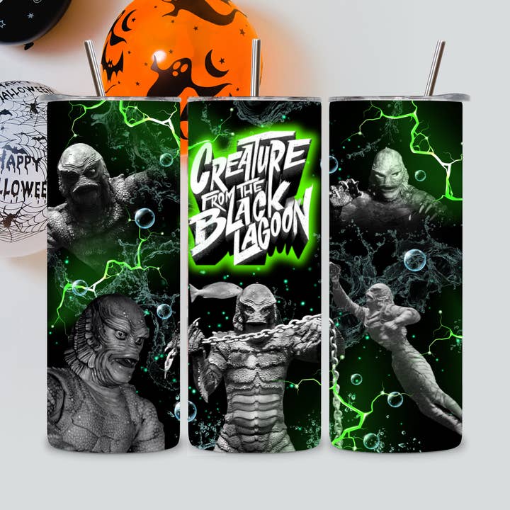 Graveyard Offerings - Wholesale Insulated Mug/Tumbler - Creature from the Black Lagoon Tumbler