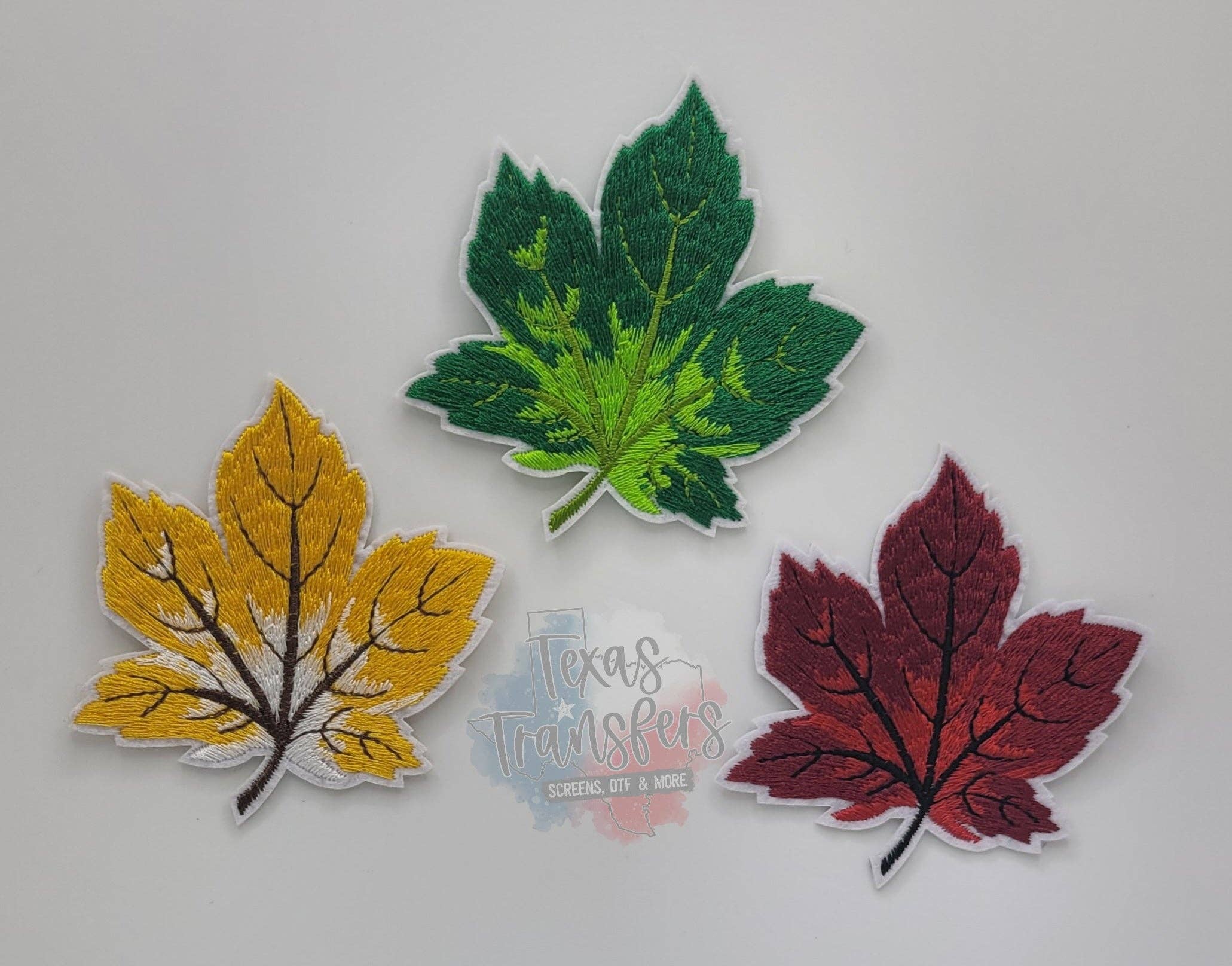 Texas Transfers - Wholesale Patch - Autumn Leaves Iron-On PATCH0