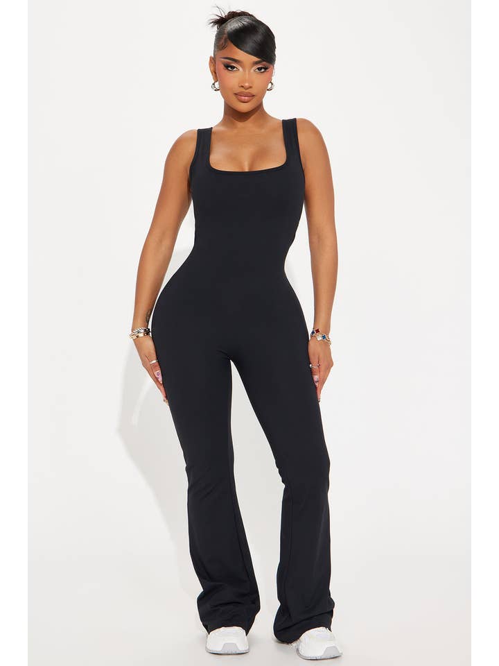 5besties inc - Wholesale Unitard - Women's - CUTOUT BACK ACTIVE JUMPSUIT