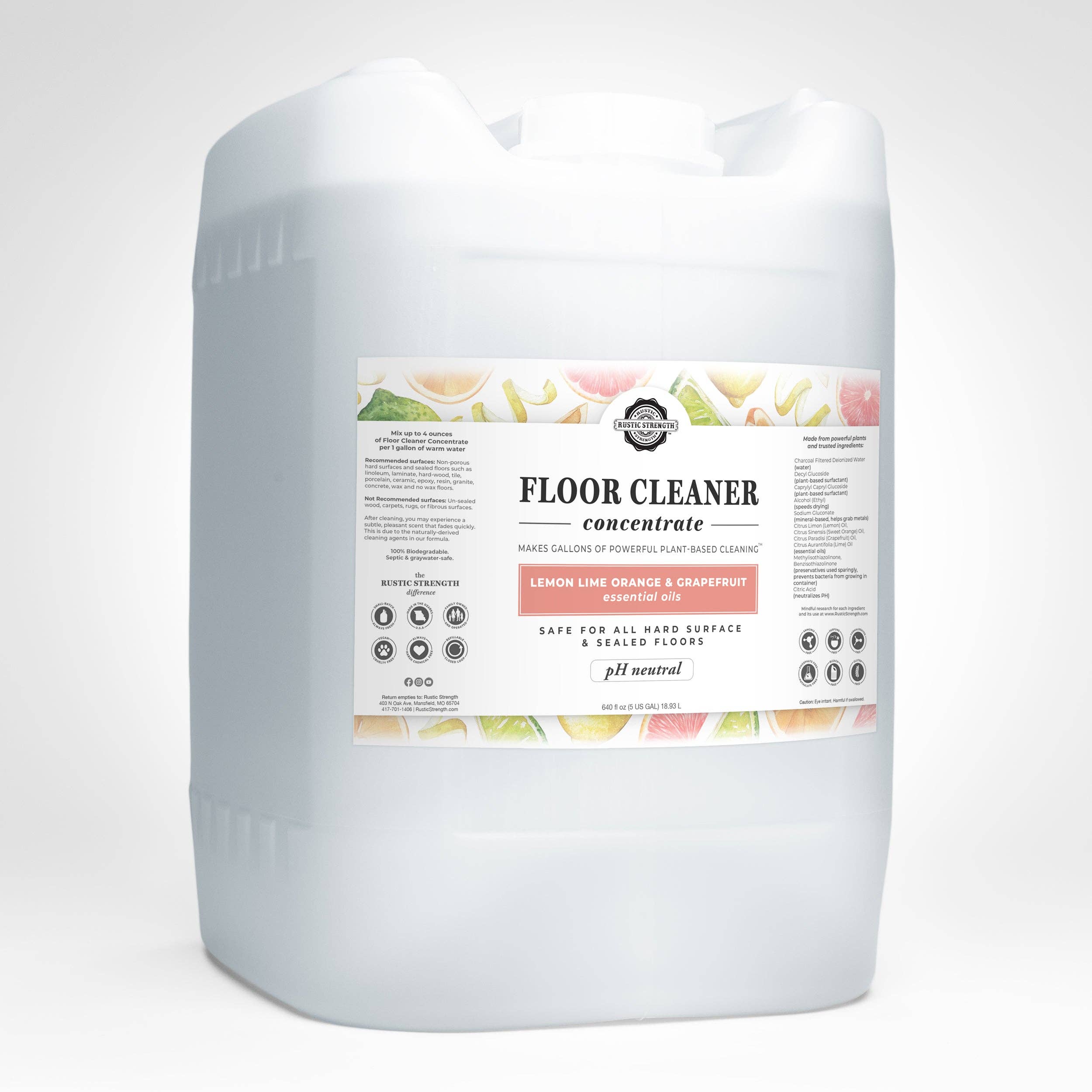 Rustic Strength - Wholesale Floor Cleaner - Multi-Surface Floor Cleaner | Concentrate10