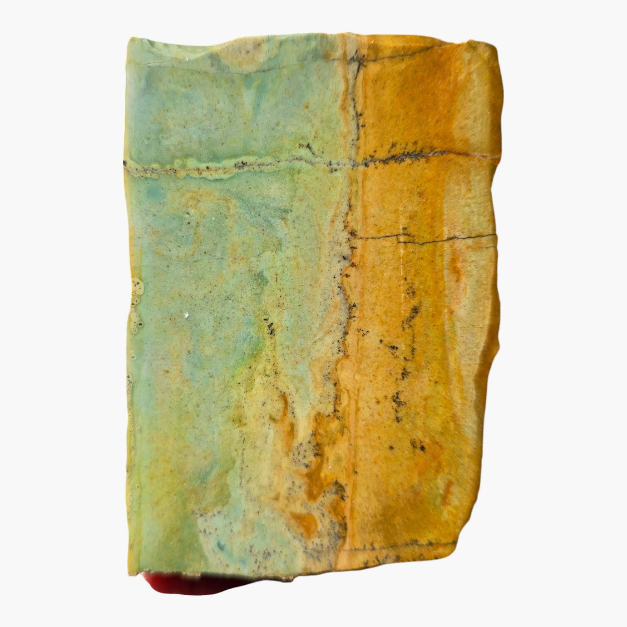 Lapidary Central - Wholesale Spiritual Stone/Crystal - Gunnery Point Jasper Slab – Rare Scenic Arizona Stone for Lapidary or Display2