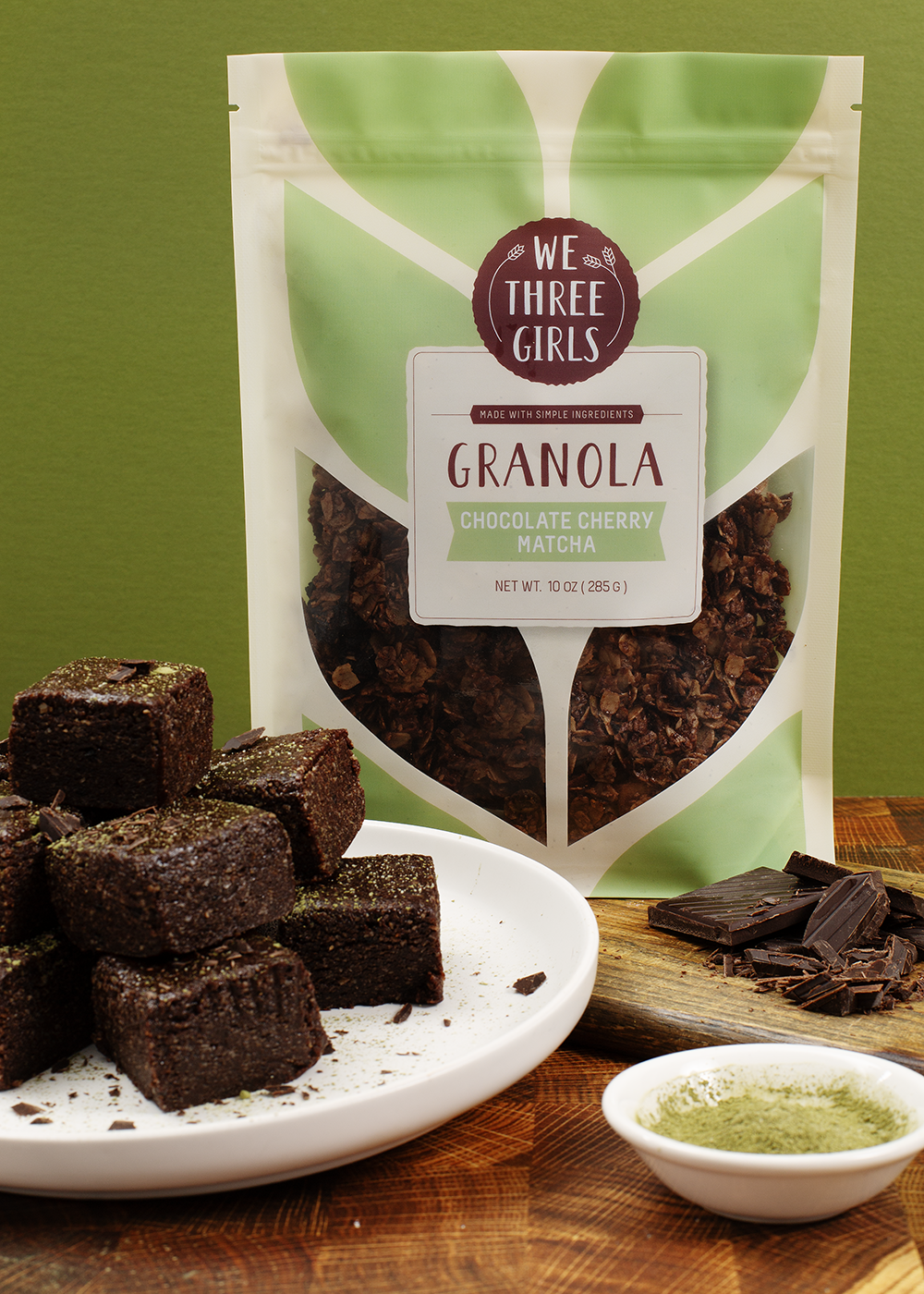 We Three Girls - Wholesale Granola - Chocolate Cherry Matcha2