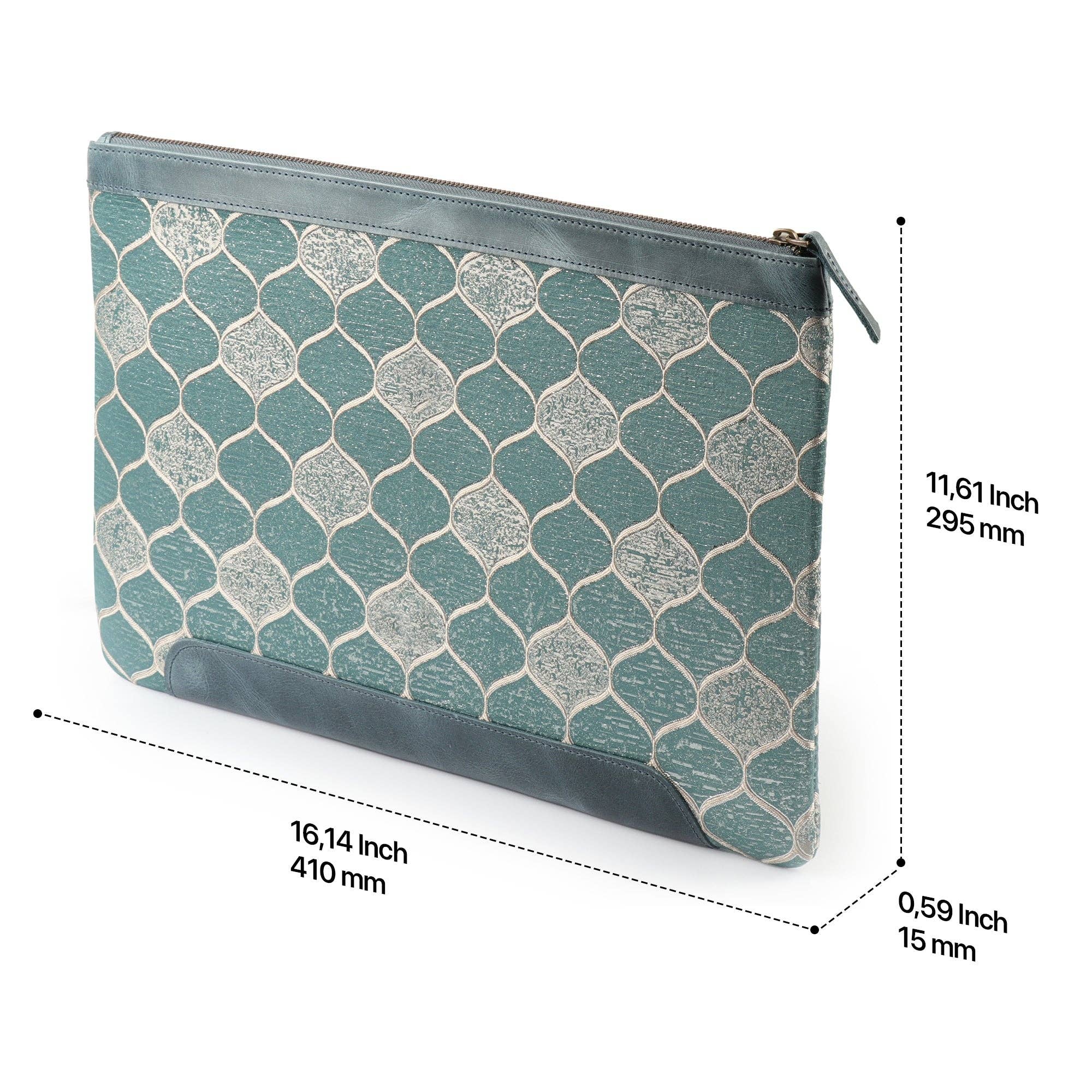 Londo - Wholesale Laptop/Tablet Case - Women's - Londo Personalized Top Grain Leather Laptop Bag Sleeve for MacBook Pro & Air - 16'', 15", 14'', 13.3'', M1 Pro Max, M2, M3, M4 - Designer Case9