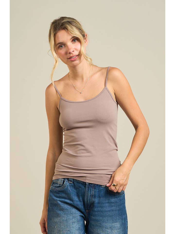 ANWND - Wholesale Tank Top - Women's - S55523-Essential Spaghetti Strap Cami12