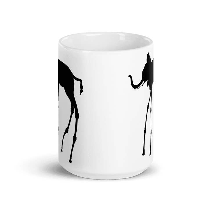 Art-O-Rama Shop - Venta al por mayor Taza - Taza con diseño artístico de Salvador Dalí con diseño de elefantes (1948)