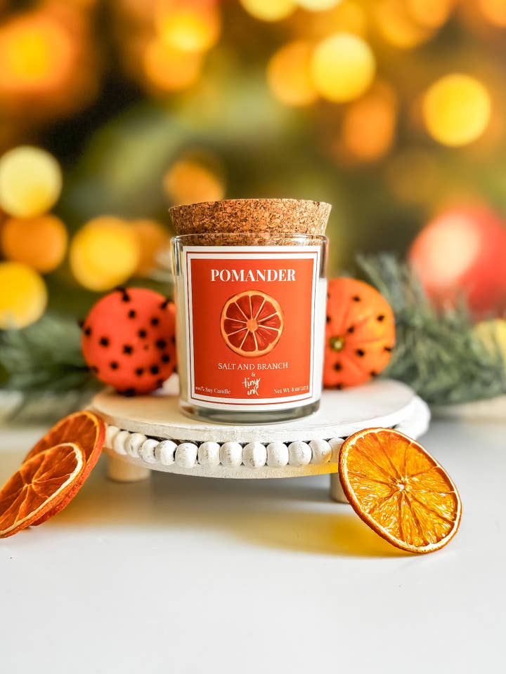 Pomander Soy Candle for wholesale by Salt and Branch