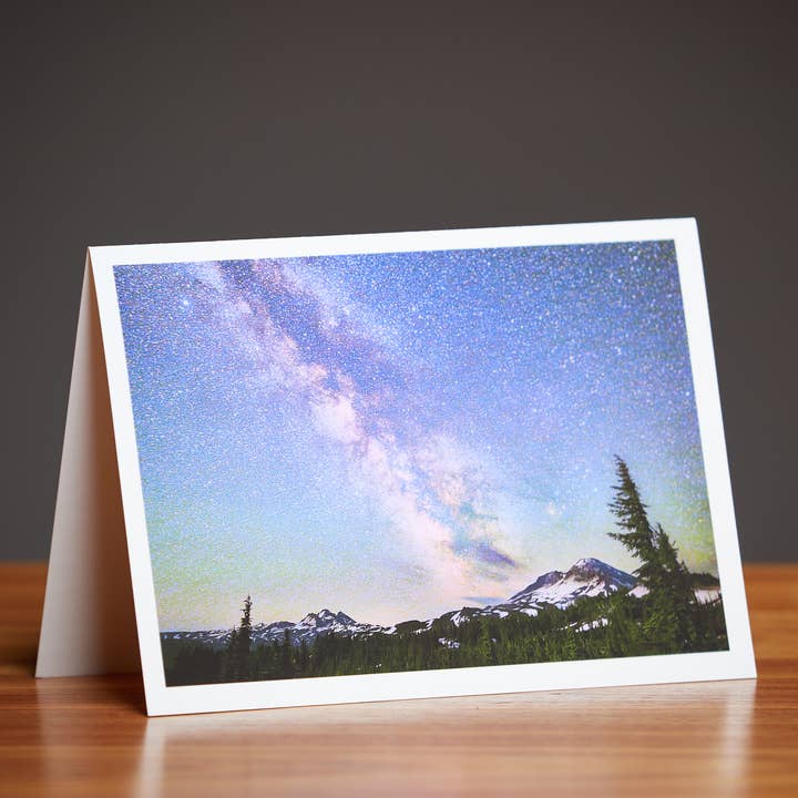 Carte de vœux de luxe 5x7 — Sisters Milky Way pour la vente par Ralph Daub Photography, LLC