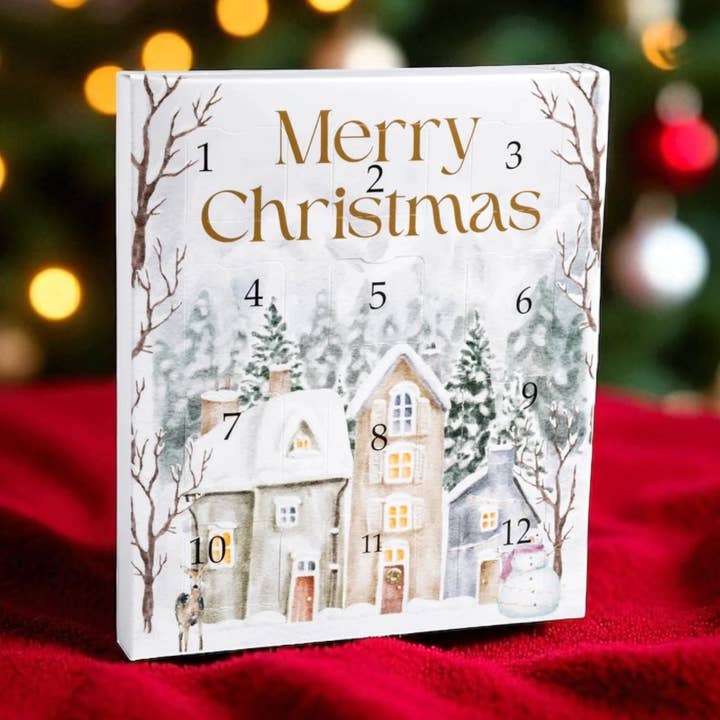 Calendrier de l'Avent de fondants à la cire pour la vente par roeloffscandles