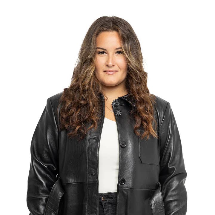 Janely Womens Fashion Leather Jacket for wholesale by USA Leather Shop